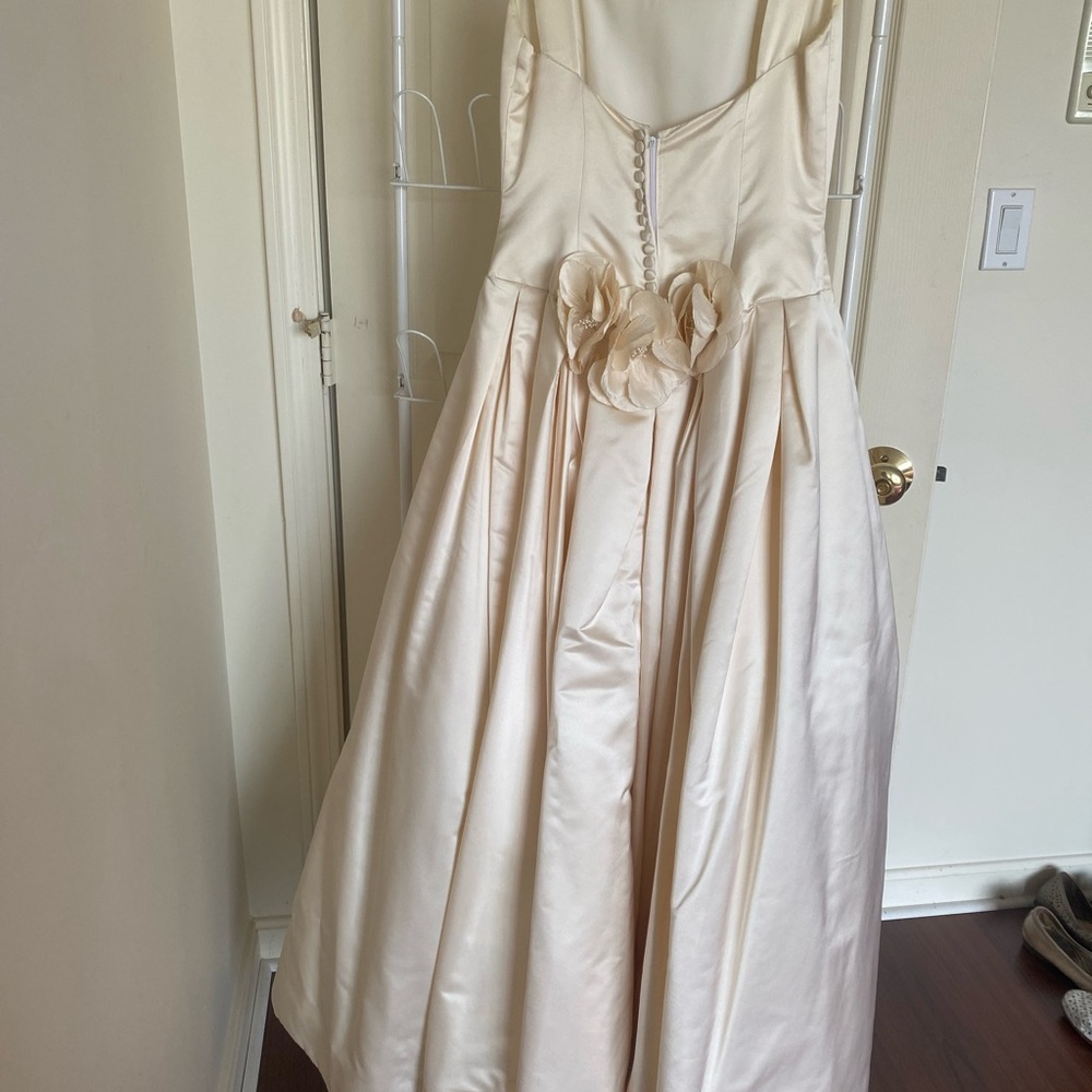 Mori Lee Ivory bridal gown